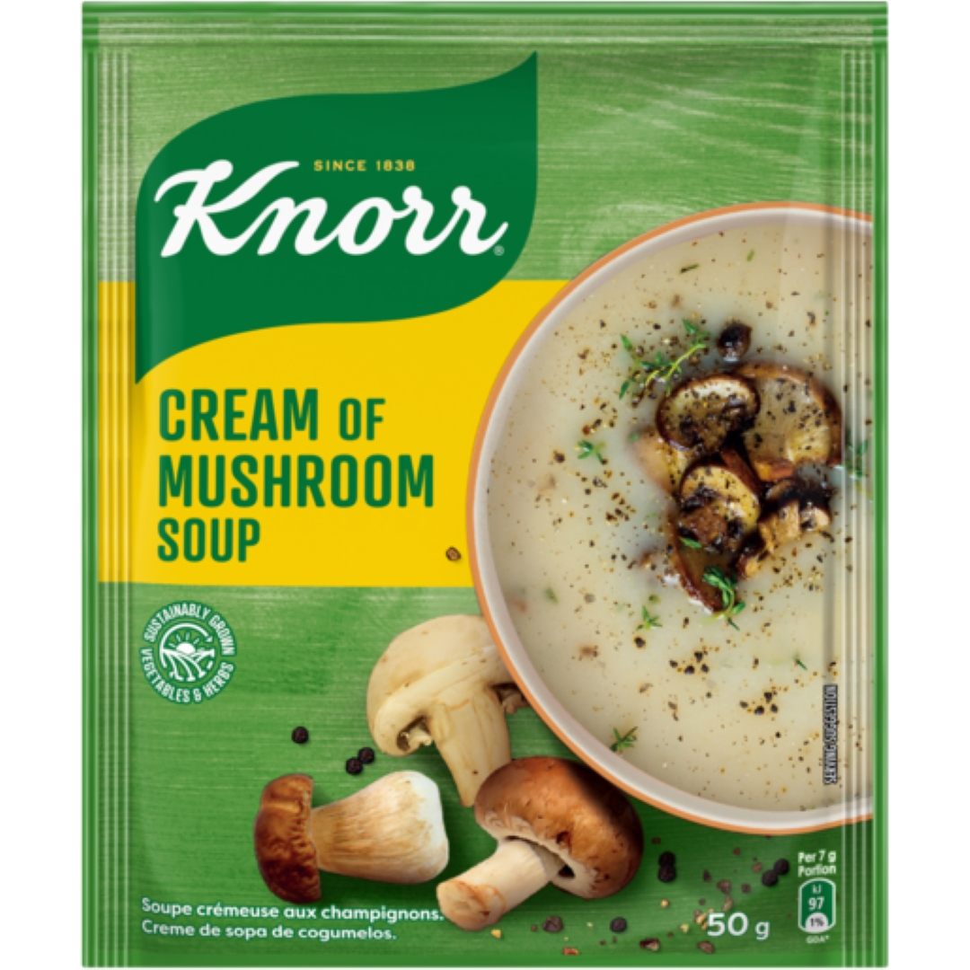 KNORR CREAM OF MUSHROOM SOUP 50G